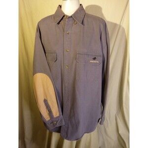 Winchester Long Sleeve Gary Shirt-2 Pockets-Embroidery-Patch Elbows-sz XL